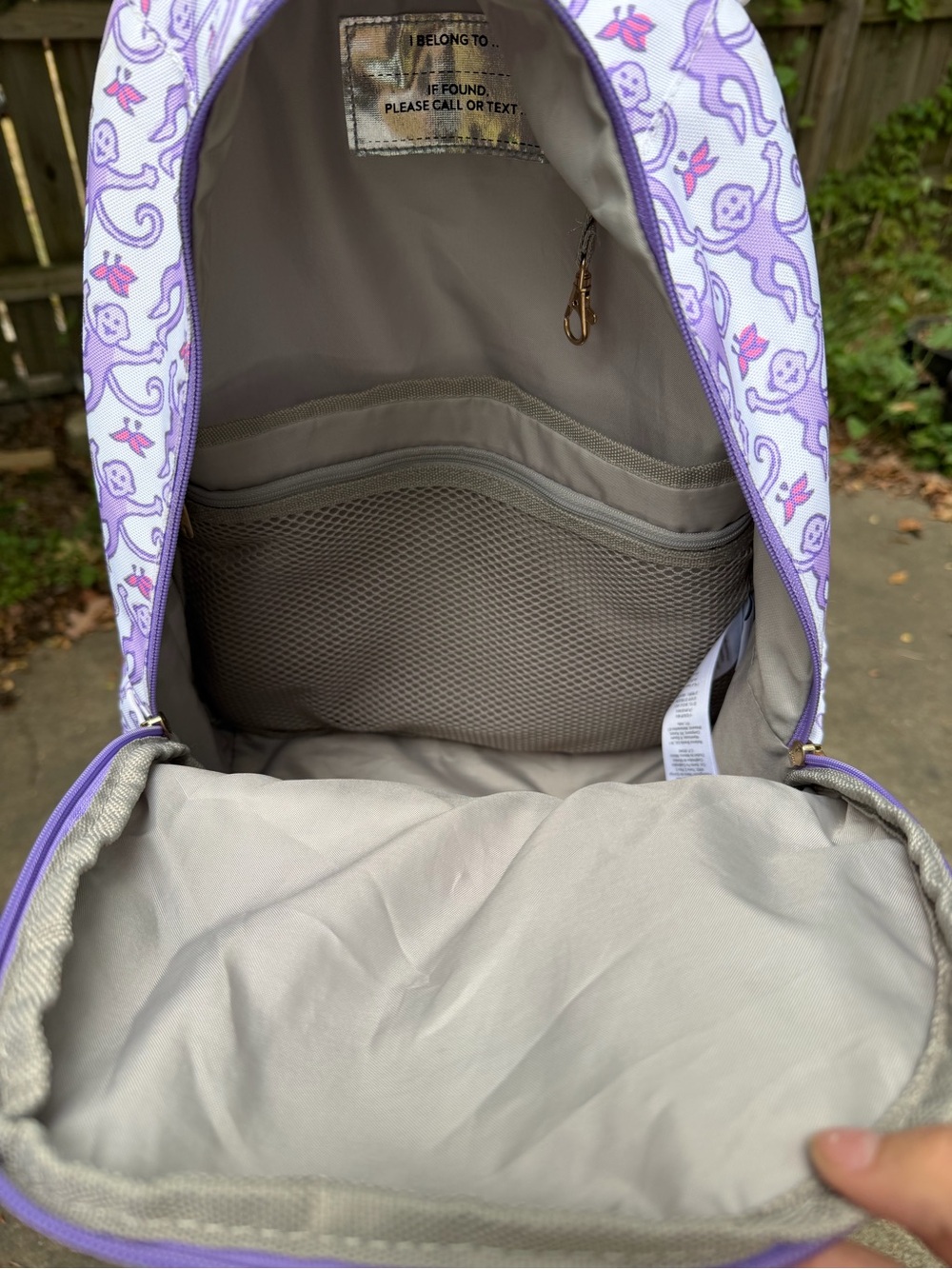 Roller Rabbit Pottery Barn Lilac Backpack - Picture 13 of 16